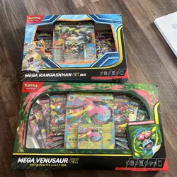 Pokemon TCG Mega Kangaskhan ex + Mega Venusaur EX premium collection. New Sealed - Image 1
