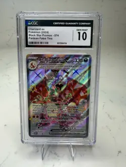 Charizard ex 074 Sv: Scarlet & Violet Promo Holo CGC 10 EX Promo Pokemon TCG - Image 1