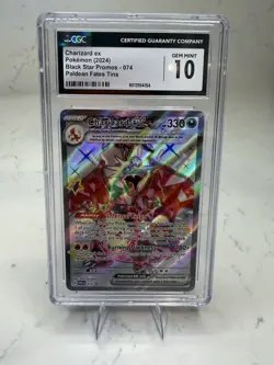 Charizard ex 074 Sv: Scarlet & Violet Promo Holo CGC 10 EX Promo Pokemon TCG - Image 2