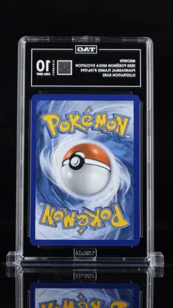 2025 Meowth Phantasmal Flames #106/094 Illustration Rare Pokemon TCG TAG 10 PSA - Image 2