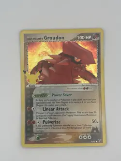 Pokemon TCG Team Magma's Groudon Holo Rare Celebrations 25th Anniversary - Image 1