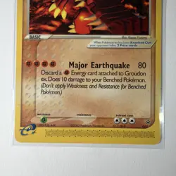 Pokemon Groudon ex 002 #2 - 2003 Wizards Black Star Promo - NM/LP- - Image 3