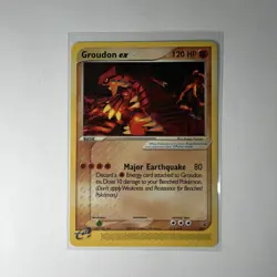 Pokemon Groudon ex 002 #2 - 2003 Wizards Black Star Promo - NM/LP- - Image 4