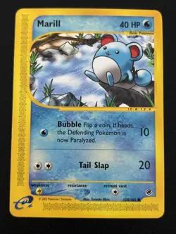 Marill 120/165 Common Expedition Base Set Pokemon TCG - NM - Image 1