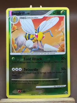 Pokemon Beedrill 13/106 Great Encounters Reverse Holo Rare HP - Image 1