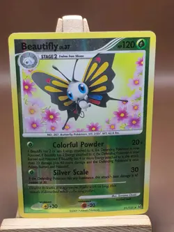Pokemon HP Beautifly Rare Platinum 21/127 Reverse Holo - Image 1