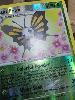 Pokemon HP Beautifly Rare Platinum 21/127 Reverse Holo - Image 5
