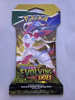 Pokemon Evolving Skies Sleeved Booster Pack | Factory Sealed | Sylveon Pack Art - Image 1