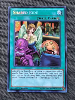 Yugioh Shared Ride 1st Edition Secret Rare MP14-EN231 NM - Image 1