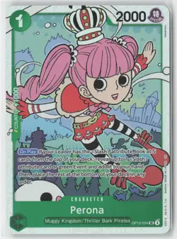 Perona Foil OP12-034 SR One Piece TCG Legacy of the Master English - Image 1