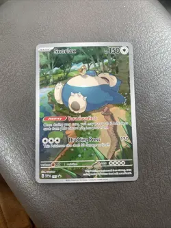 Snorlax 051 Promo Card NM Scarlet And Violet 151 Elite Trainer Box Promo - Image 1