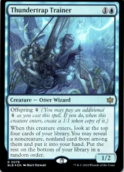 Thundertrap Trainer FOIL Bloomburrow Magic MTG NM - Image 1