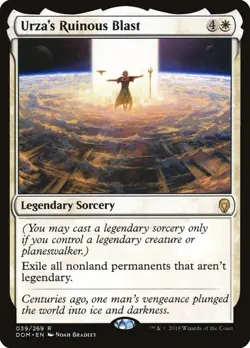 MTG Foil - Urza's Ruinous Blast - 39 / LP / English - Image 1