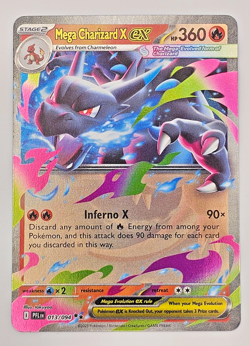 Mega Charizard X EX Double Rare Card 13/94 Pokemon Phantasmal Flames NM/M - Image 1