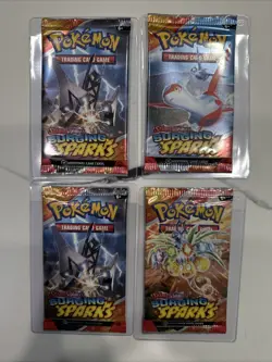 Pokemon Surging Sparks Booster Packs Factory Sealed Lot Of 4 - Image 1