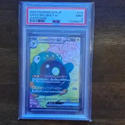Pokemon Iono's Bellibolt ex 114/100 Super Rare Holo PSA 9 Japanese - Image 1