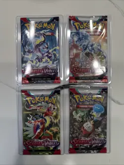 Pokemon Scarlet & Violet Base Set Full Art Set Booster Packs Lot Of 4 - Image 1