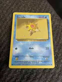STERNDU (STARYU) - 65/102 - Base Set - VINTAGE German Pokemon - 1999 - WOTC - LP - Image 1