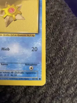 STERNDU (STARYU) - 65/102 - Base Set - VINTAGE German Pokemon - 1999 - WOTC - LP - Image 5