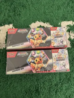 Pokemon Sam's Club Prismatic Evolutions Surprise Box + Booster Bundle (Lot of 2) - Image 1