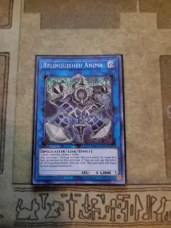 YUGIOH RELINQUISHED ANIMA BROL-EN087 SECRET 1ST ED NM - Image 1