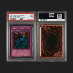 2002 YuGiOh Acid Trap Hole - Dark Duel Stories DDS-005 PSA 9 - Image 1