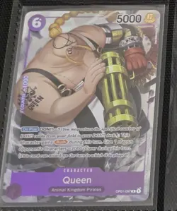 One Piece TCG English Romance Dawn Queen (Alt Art) Rare OP01-097 Pre-Errata - Image 1