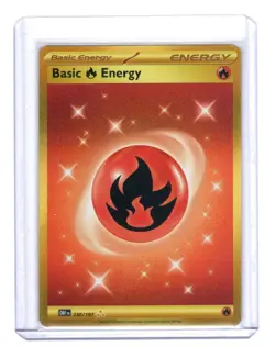 Fire Energy - 230/197 - Gold Secret Rare - Obsidian Flames - Pokemon Card - NM/M - Image 1