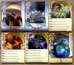 2009 Bakugan Gate Magnetic Metal Card 48i Series Dual Elfin Hades Vulcan Nexus - Image 1