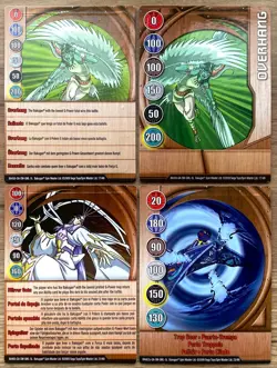 2009 Bakugan Gate Magnetic Metal Card 48i Series Dual Elfin Hades Vulcan Nexus - Image 2