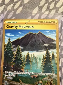 Pokemon TCG Gravity Mountain Card 250/191 Surging Sparks Hyper Rare, Gold - Image 2
