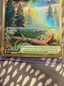 Pokemon TCG Gravity Mountain Card 250/191 Surging Sparks Hyper Rare, Gold - Image 3