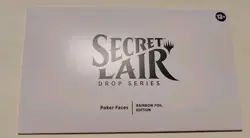 Poker Faces Rainbow Foil Sealed Secret Lair MtG Magic the Gathering - Image 1