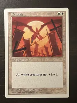 MTG Crusade Fifth Edition 22 Regular Rare Light Play - Image 1
