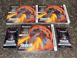 Magic: The Gathering MTG Tarkir Dragonstorm Collector Booster Packs x3 - Image 1