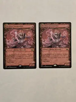 2x Reckless Stormseeker - Showcase - Midnight Hunt - Near Mint - MTG - Image 1