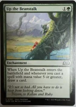 Up the Beanstalk ~ Wilds of Eldraine [ NM ] [ Magic MTG ] - Image 1