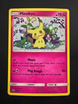 Mimikyu SM163 Pokemon SM Black Star Promos Promo Near Mint (NM) 2017 - Image 1