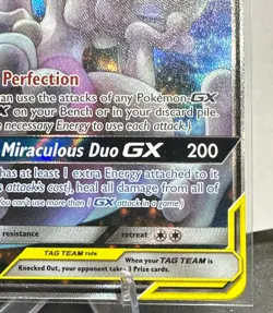 Pokemon Mewtwo & Mew GX Tag Team SM191 Black Star Promo NM Power Partnership Tin - Image 5