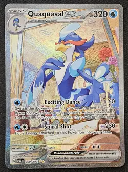 Quaquaval ex 260/193 Paldea Evolved Special Illustration Rare Holo Pokemon NM - Image 1