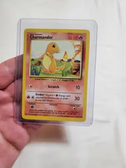 Charmander 46/102 4th Print 1999-2000 Pokemon Card Base Set Common WOTC NM/LP - Image 1