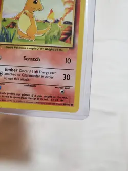 Charmander 46/102 4th Print 1999-2000 Pokemon Card Base Set Common WOTC NM/LP - Image 3