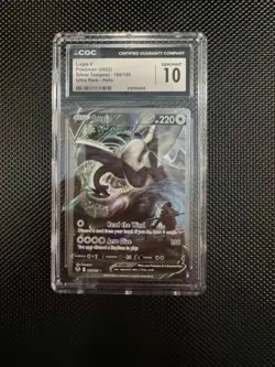 CGC 10 GEM MINT Lugia V 186/195 Alternative Alt Art Ultra Silver Tempest Pokemon - Image 1