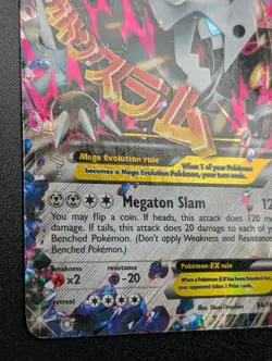 Pokemon M Aggron EX 94/160 Ultra Rare Primal Clash XY Card HP Mega 2015 - Image 3