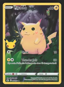 Pikachu 005/025 Pokemon TCG Celebrations LP - Image 1