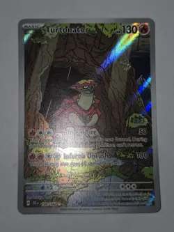 Pokemon TCG Turtonator Stellar Crown 146/142 Holo Illustration Rare - Image 2