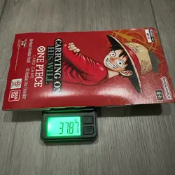 37.87G One Piece OP-13 CARRYING ON HIS WILL Sleeved Booster Pack Weighed 37.87G - Image 1