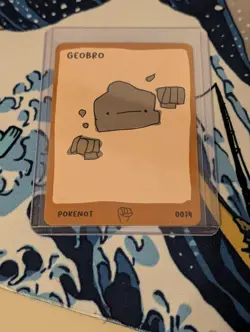 Pokenot Geobro #0074 Dysfunctional Passholder Pokenots 151 Card Pokemon NM Card - Image 3