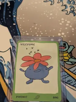 Pokenots 151 Vilefume 0045 Vileplume Dysfunctional Passholders Pokemon Card NM - Image 2