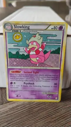 SLOWKING Heartgold & Soulsilver POKEMON 2010 Holo Foil Trading Card 12/123 TCG - Image 1